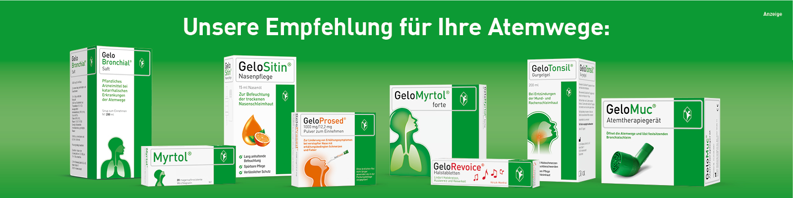 Anzeige: Gelo, unsere Empfehlung für Ihre Atemwege