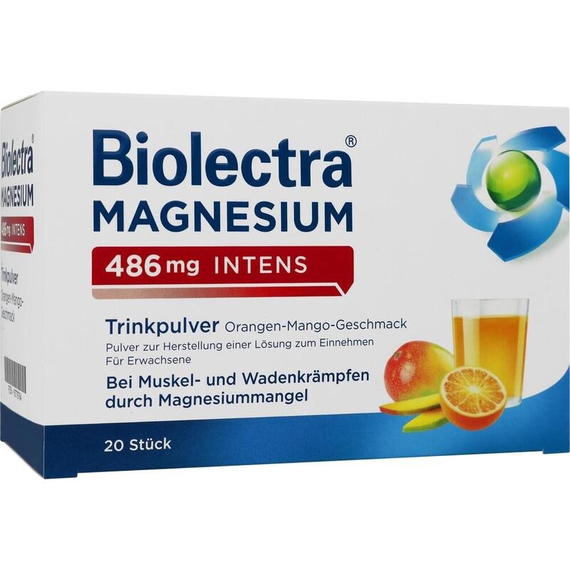 BIOLECTRA Magnesium 486 mg intens Trinkp.Ora.-Mang